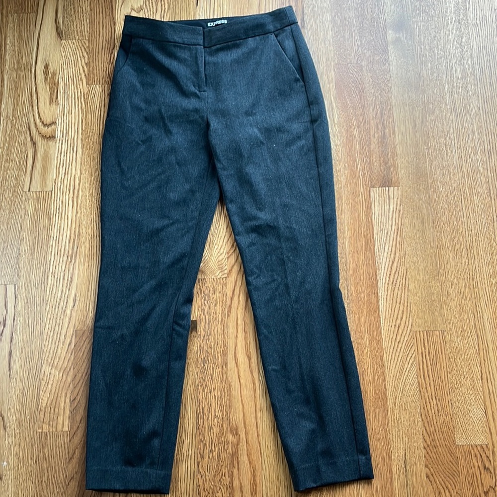 Express heather grey dress pants
